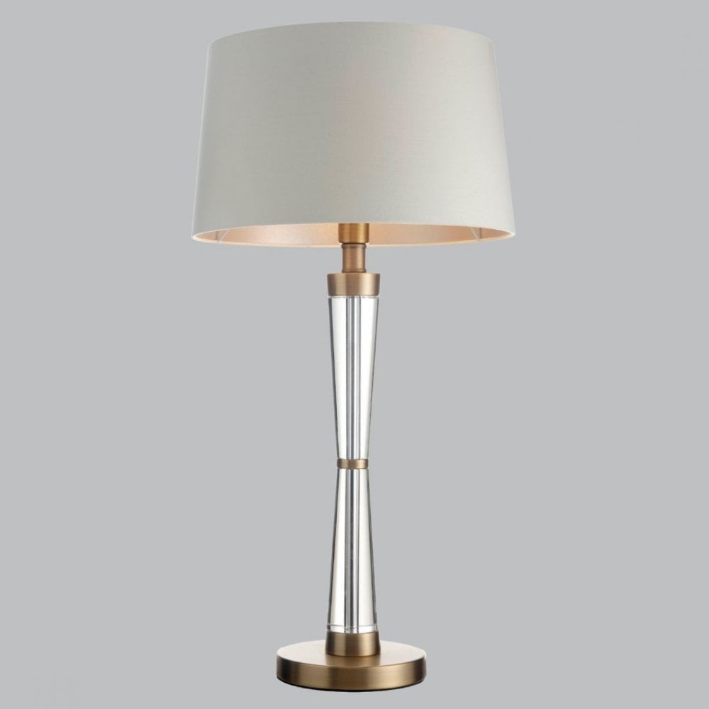 Nelle Antique Brass Finish Table Lamp by RV Astley