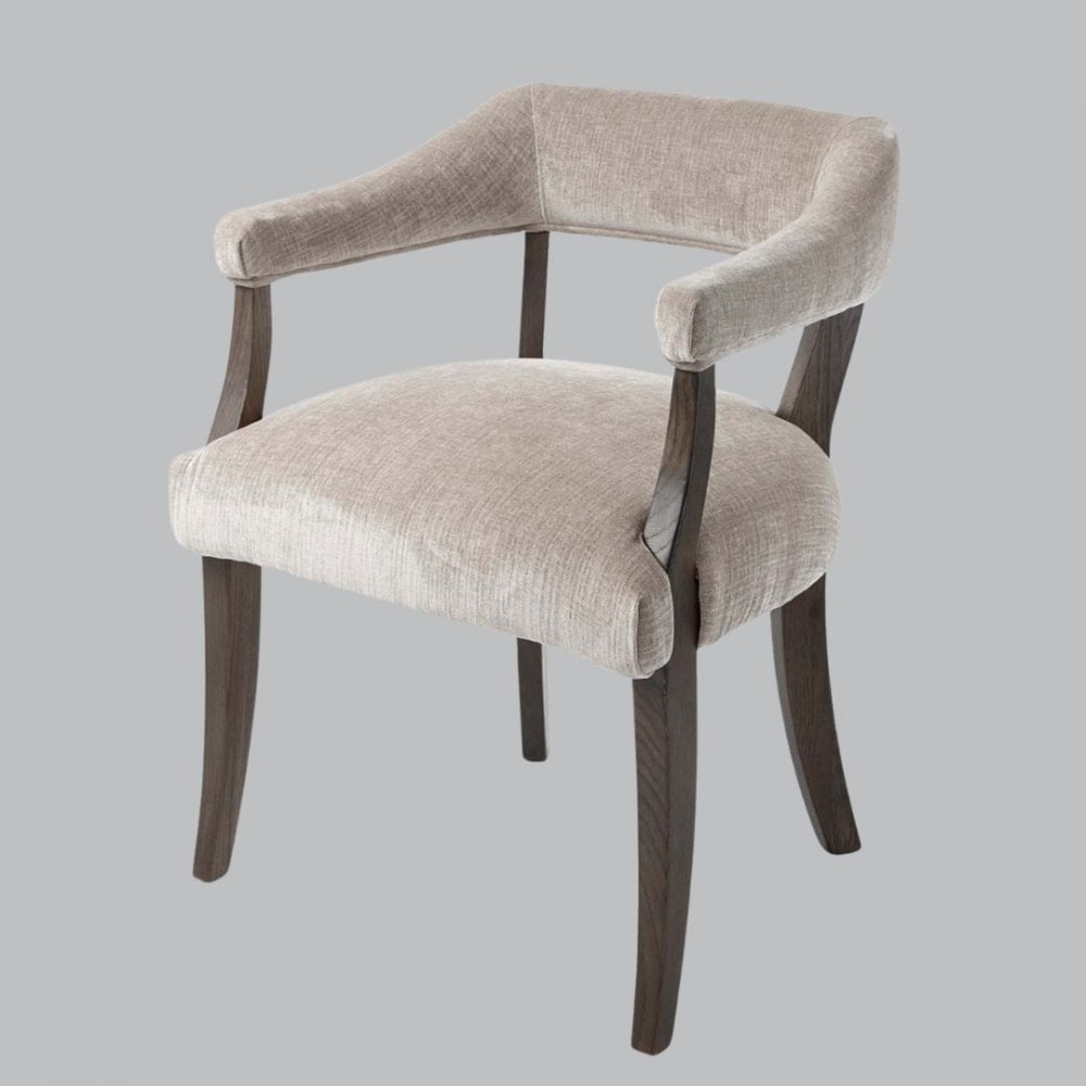 Renley Latte Chenille Fabric Chair - Discotninued by RV Astley