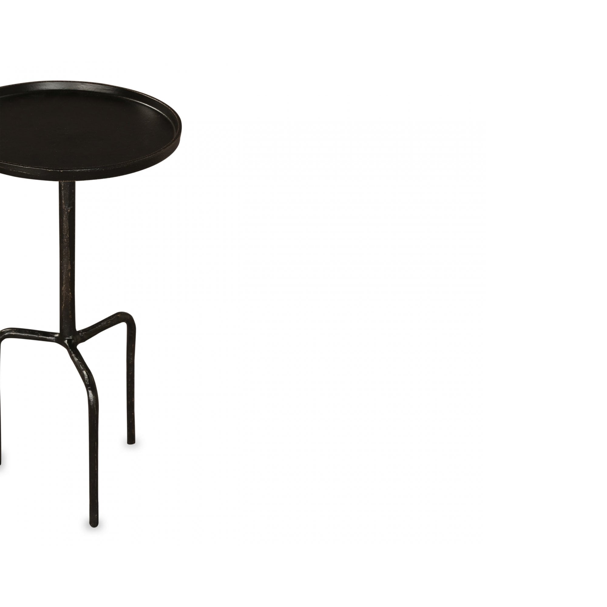 Agoda Side Table Dark Bronze Metal - Outlet by Liang & Eimil