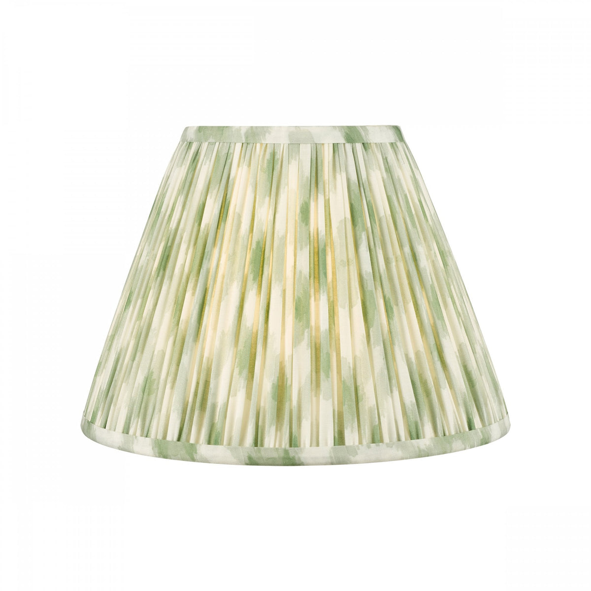 Ikat Green Cotton Empire Shade 30cm – Decor Lighting