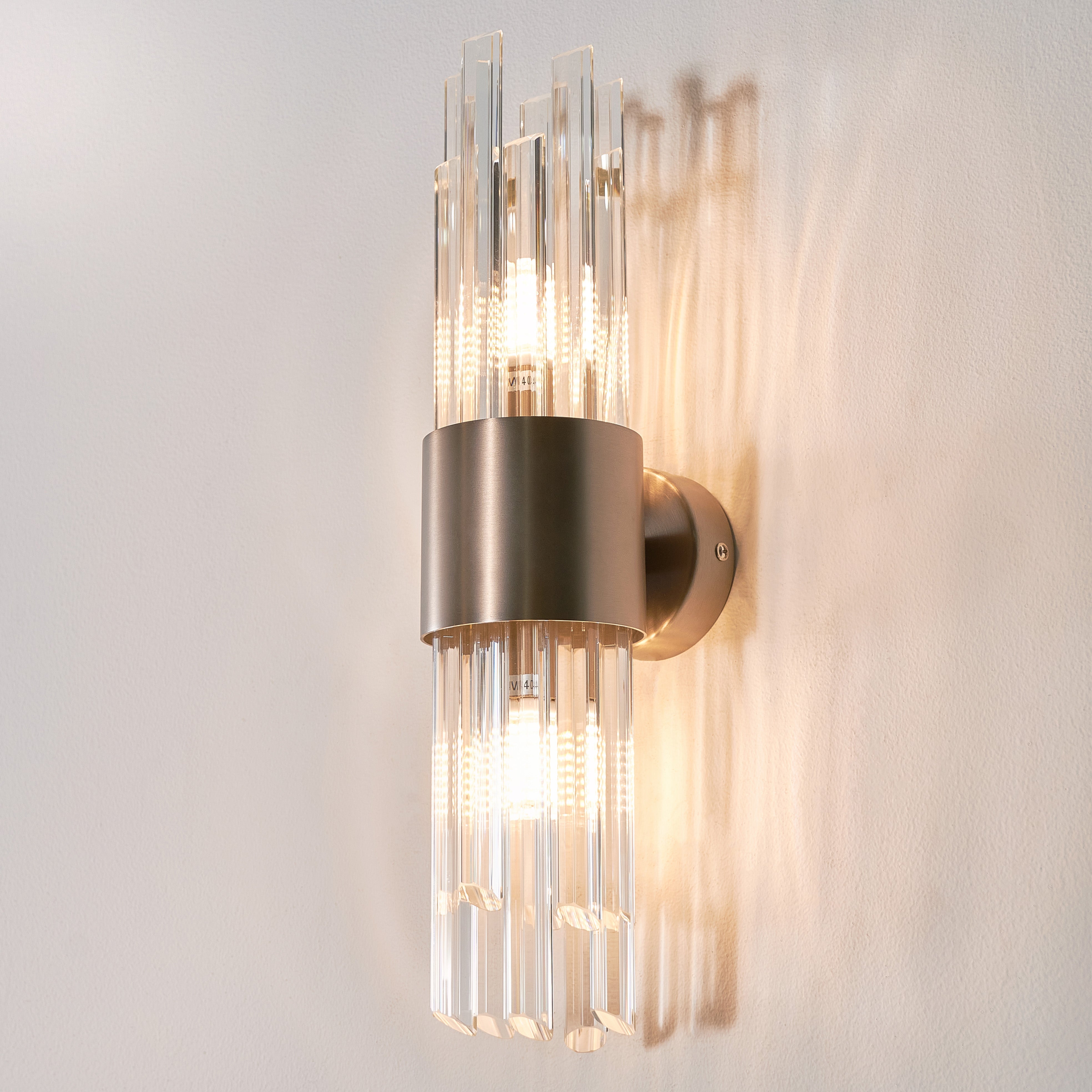 Eilish Metal & Glass Wall Light by RV Astley