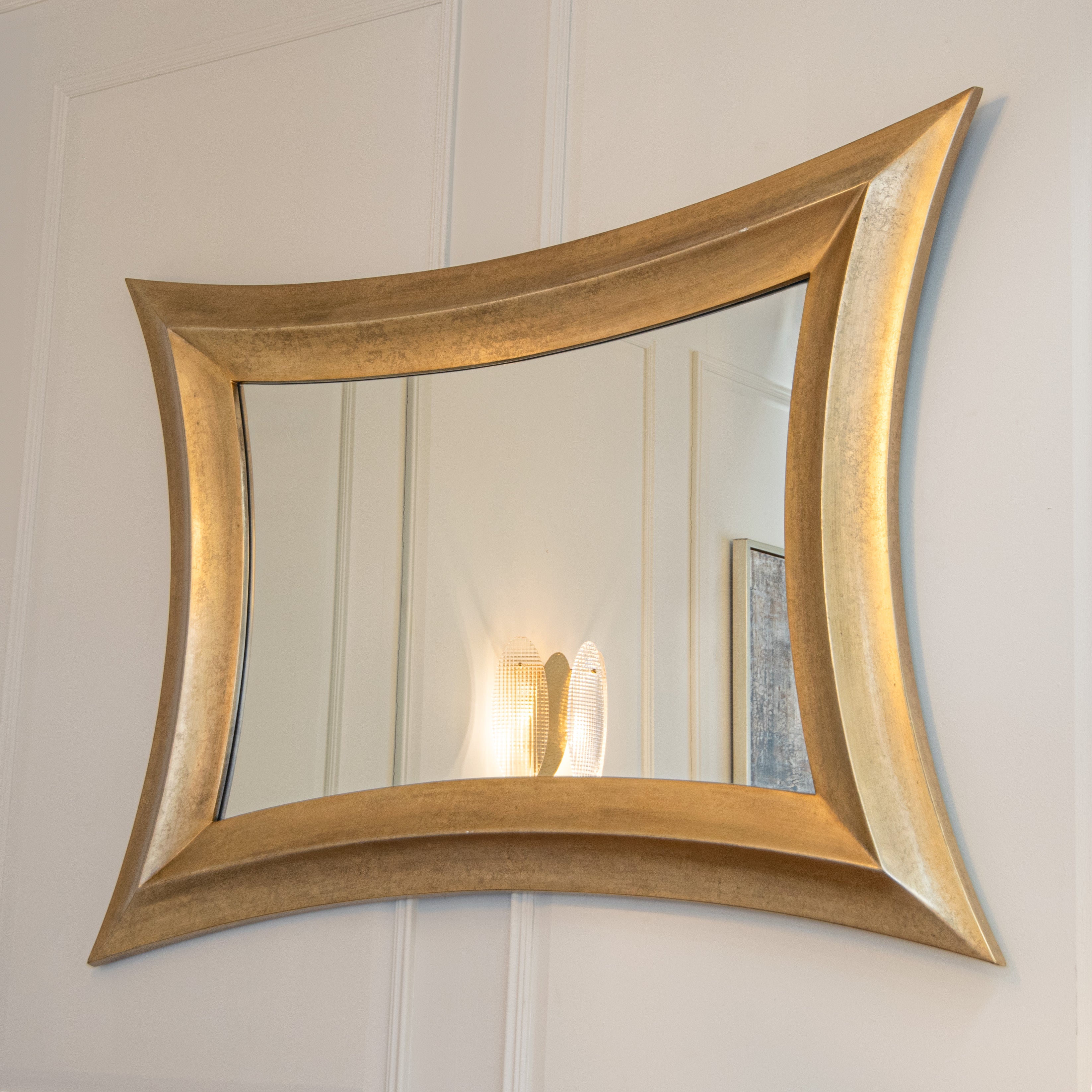 Coco Distressed Bronze Mirror by RV Astley