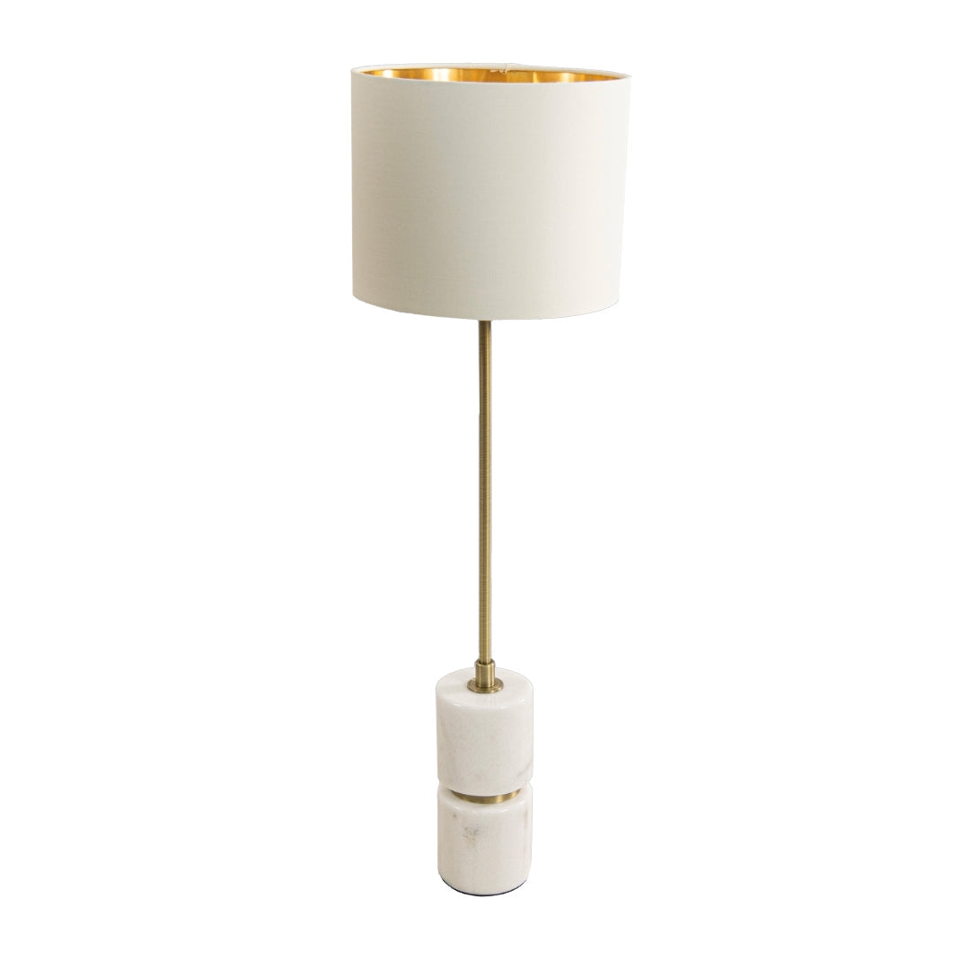 Robyn Antique Brass & Marble Table Lamp by RV Astley