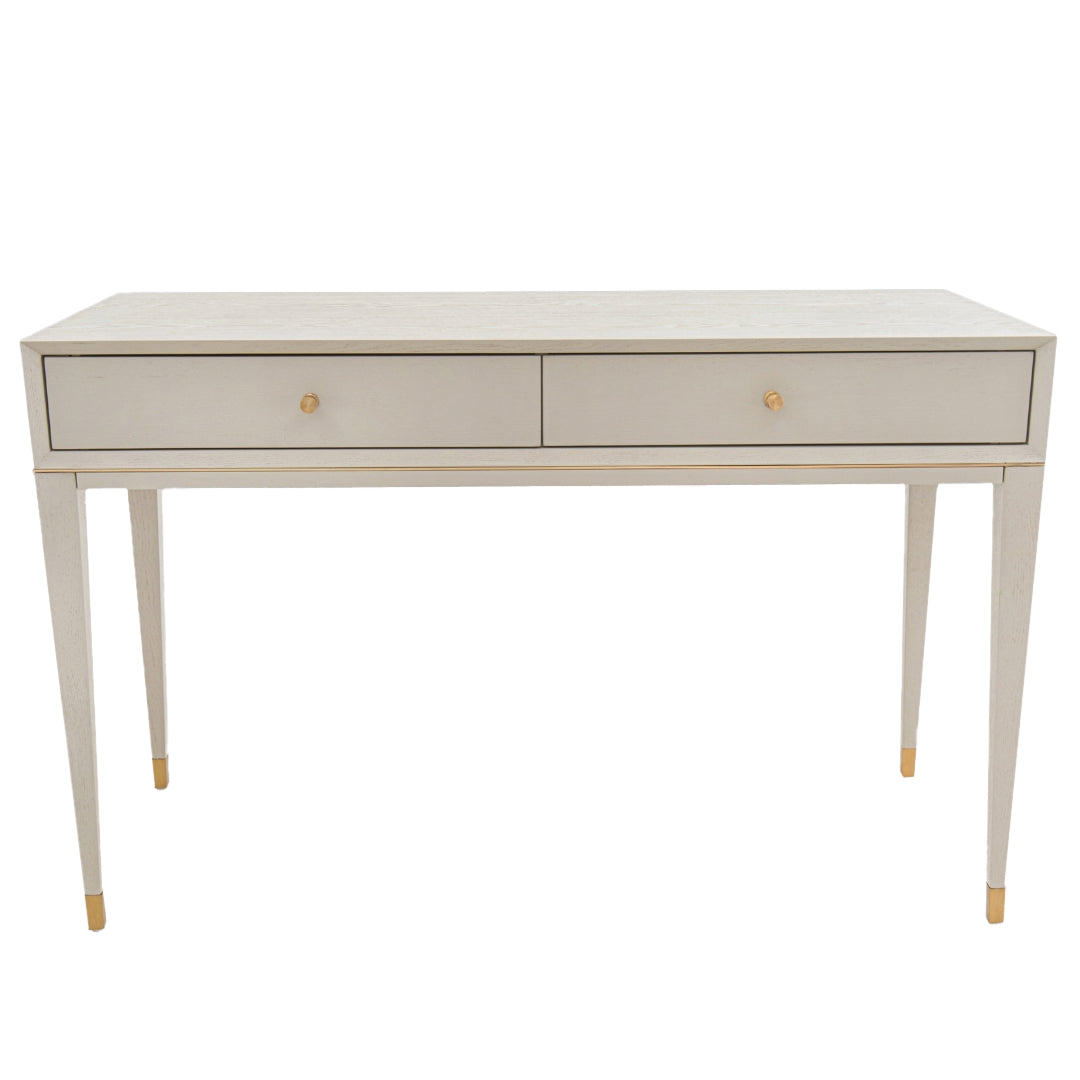 Bayeux Ceramic Grey Dressing Table by RV Astley