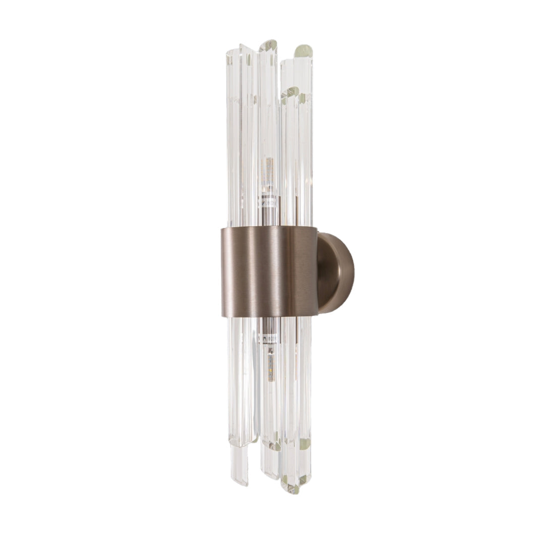 Eilish Metal & Glass Wall Lamp by RV Astley