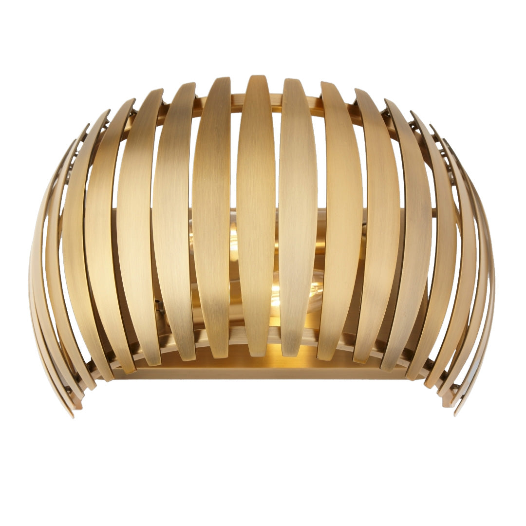 Dean Antique Brass Wall Lamp by RV Astley