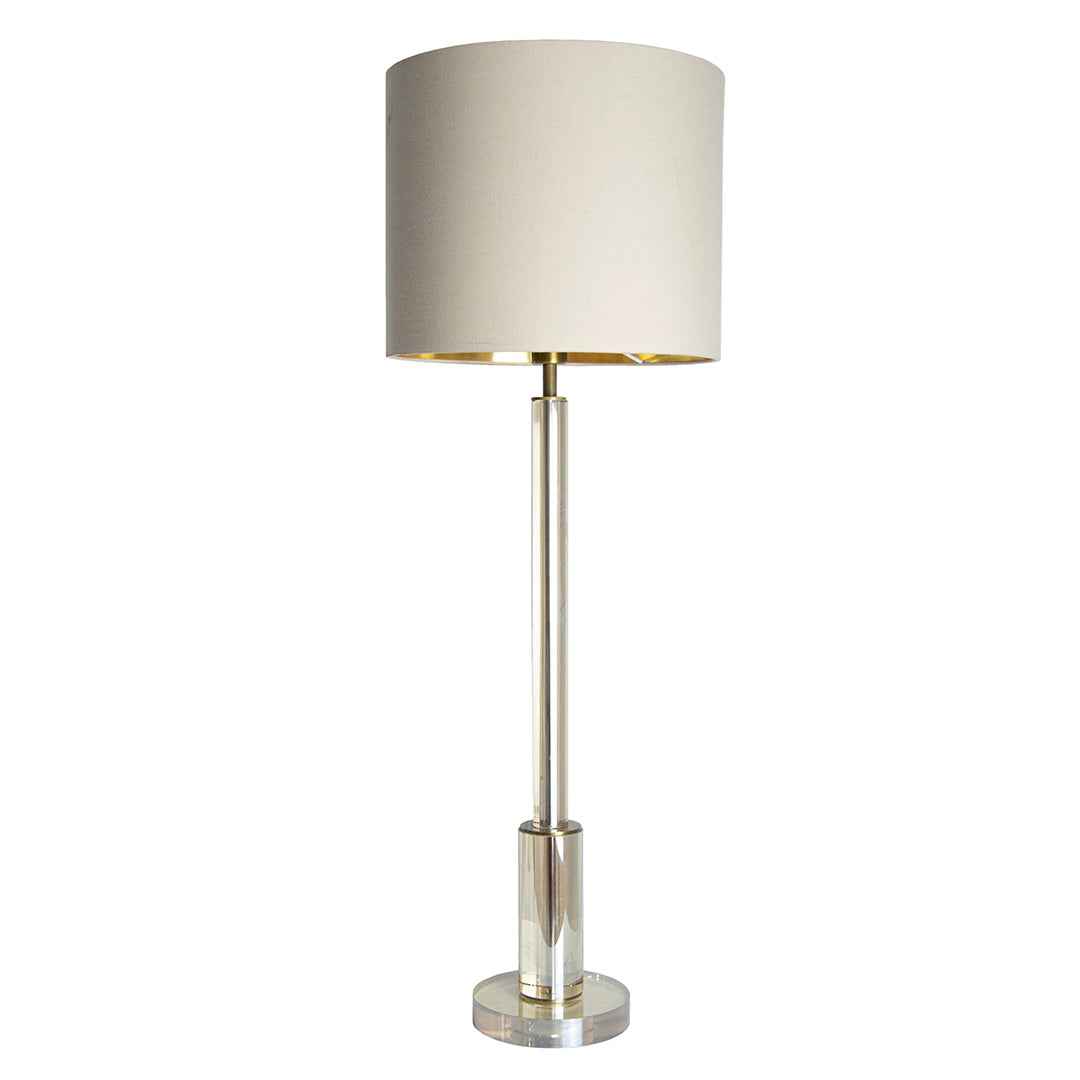 Jae Cognac Glass Table Lamp by RV Astley