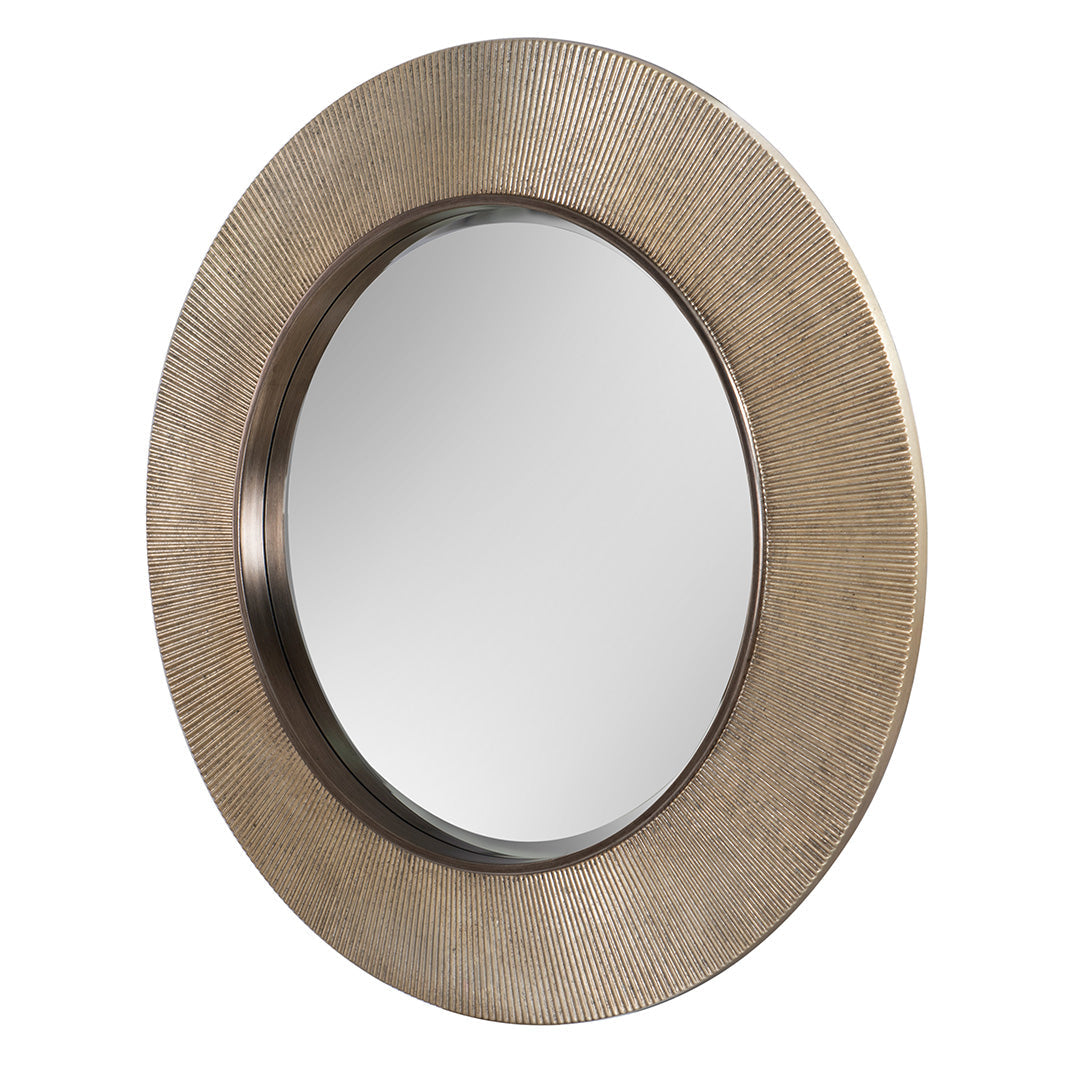 Jade Distressed Gold Leaf Wall Mirror by RV Astley