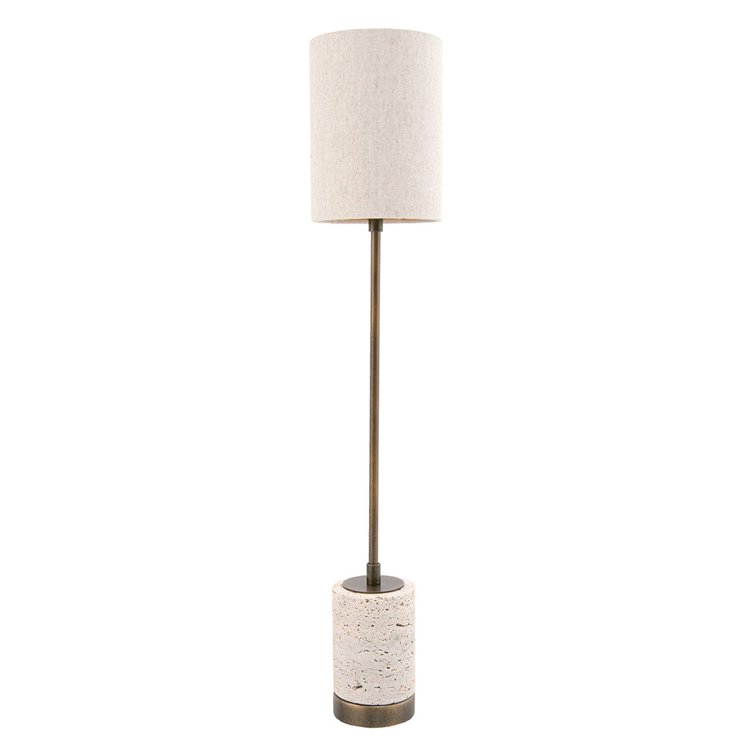 Valter Travertine Small Table Lamp 63cm by RV Astley