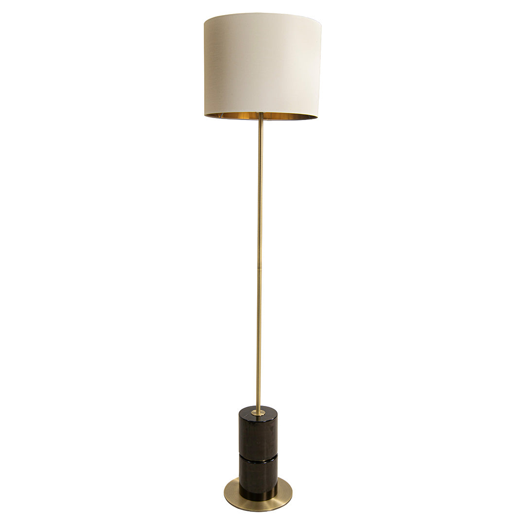 Robyn Black Marble Floor Lamp by RV Astley