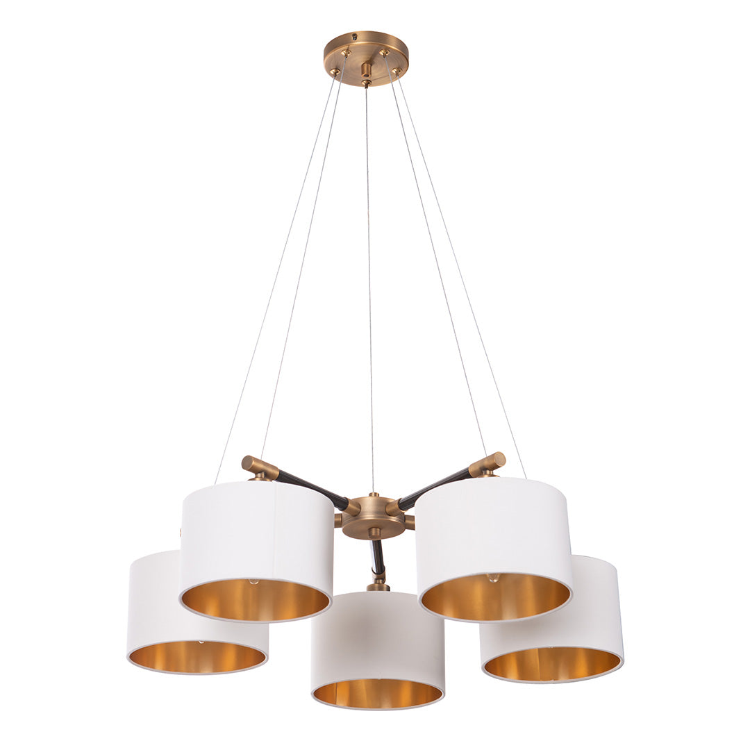 Tirso Metal & Fabric Chandelier by RV Astley