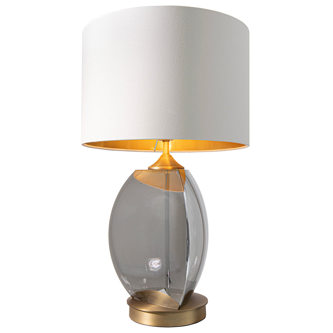 Talence Antique Brass Table Lamp by RV Astley