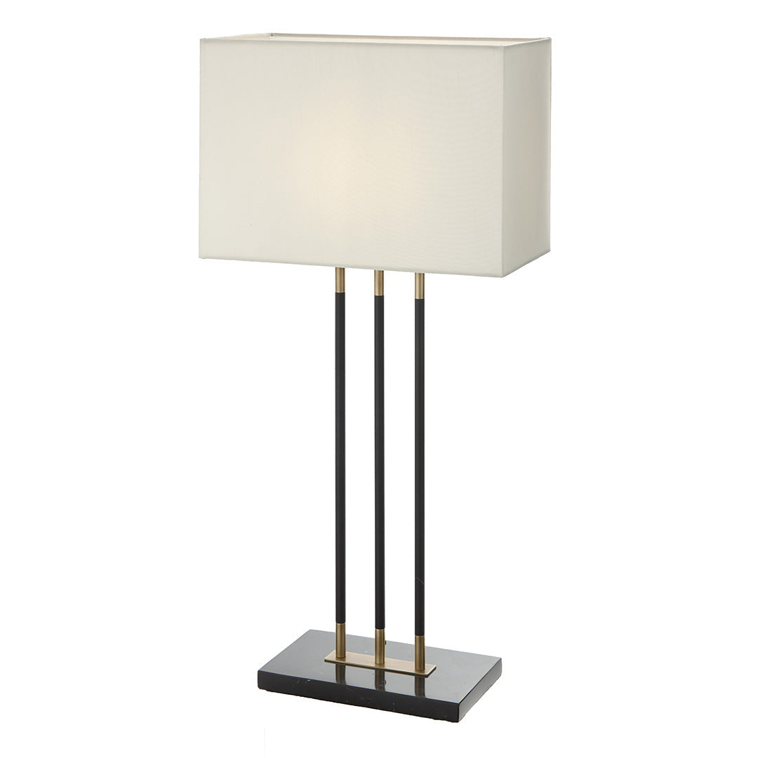 Emma Antique Brass & Marble Table Lamp by RV Astley