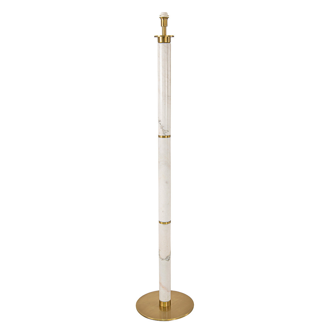 Donal White Marble Floor Lamp (Base Only) by RV Astley