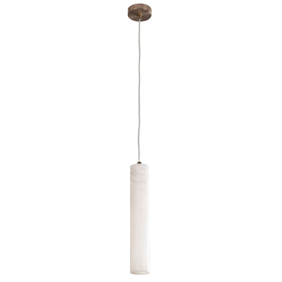 Sheena Bronze & Alabaster Pendant Light by RV Astley