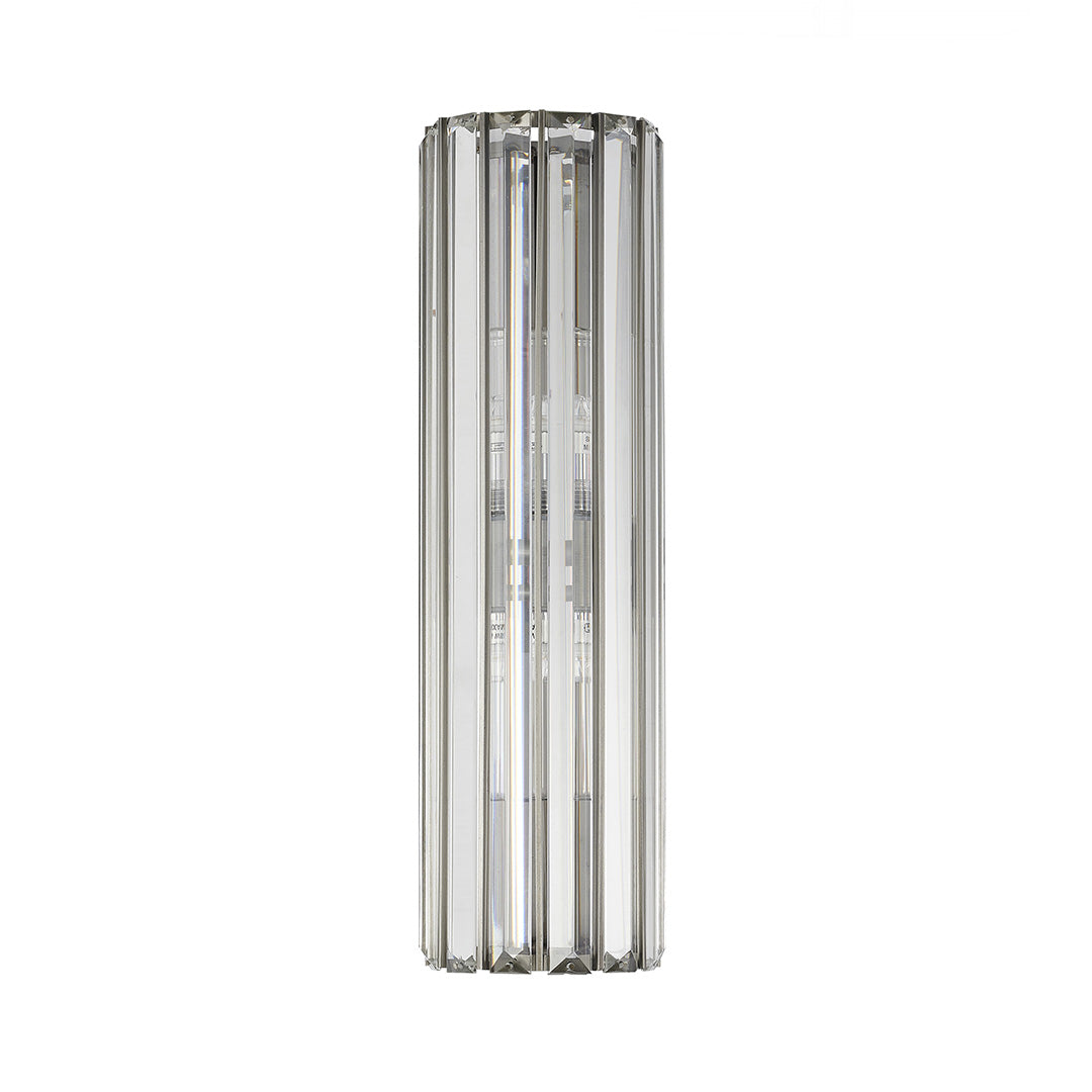 Reagan Gunmetal & Crystal IP65 Bathroom Wall Light by RV Astley