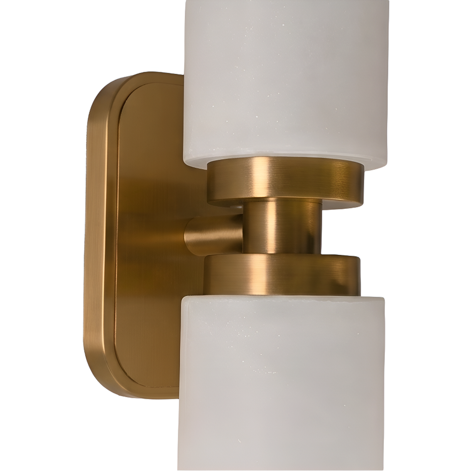 Revere Wall Light in Gold & Alabaster Shades by Luxe Collection