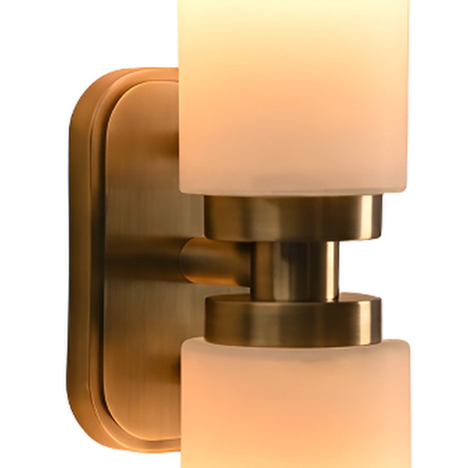 Revere Wall Light in Gold & Alabaster Shades by Luxe Collection