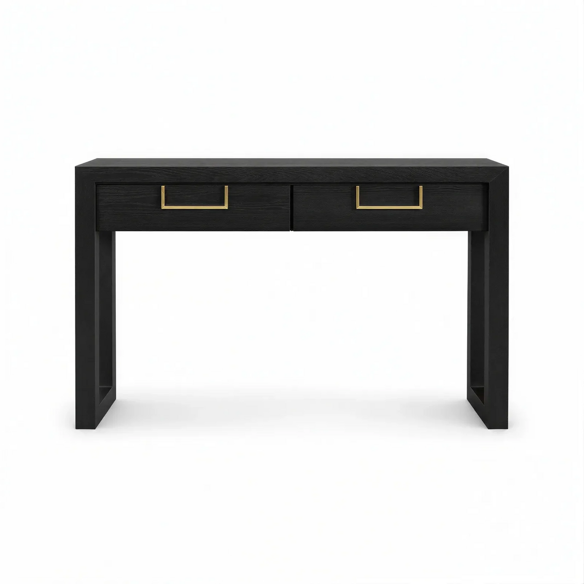 Lucca Brown & Brass Console Table Berkeley Designs