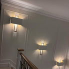 Danby Antique Brass Opal Shade Wall Light by RV Astley