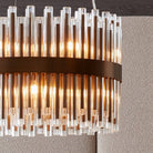 Colmar Antique Brass Chandelier with Glass Tubes - 60cm by RV Astley