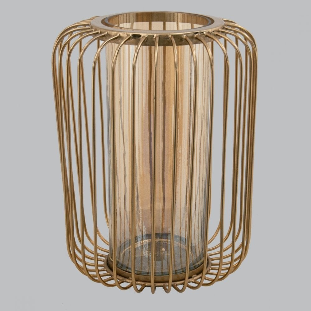Drew Gold Candle Holder by RV Astley