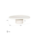Bloomstone White Coffee Table - Outlet by Richmond Interiors