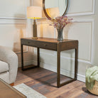 Kime Chocolate Wood Dressing Table by RV Astley