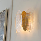Elsa Antique Brass & Glass Wall Light by RV Astley