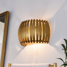 Dean Antique Brass Bathroom Wall Lamp (IP65) by RV Astley