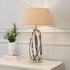 Akira Polished Nickel Table Lamp by RV Astley