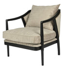 Potenza Luxe Mushroom Velvet Chair by RV Astley