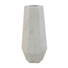 Alora Large White Marble Vase - 31cm by RV Astley