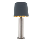 Aniene Brushed Gunmetal Table Lamp by RV Astley