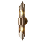 Alness Antique Gold Glass Wall Light by RV Astley