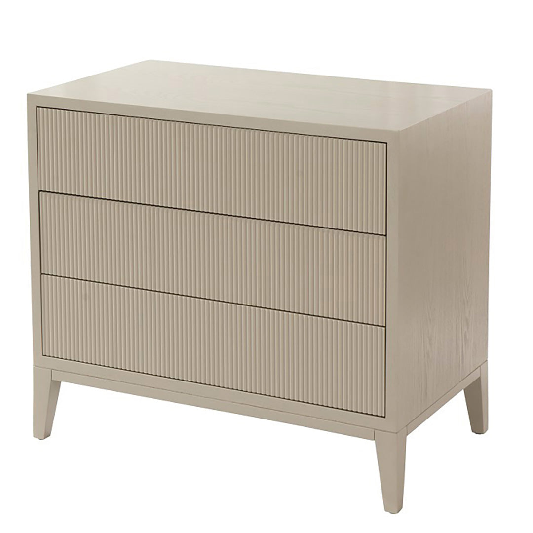 Amur Chest Of Drawers Ceramic Grey 3 Drawer by RV Astley