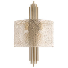 Sidley Glass & Brushed Brass Wall Light by RV Astley