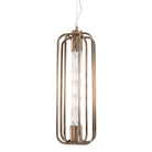 Wilma Bronze & Glass Single Pendant Light by RV Astley