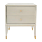 Bayeux Ceramic Grey Side Table by RV Astley