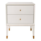 Bayeux White Side Table by RV Astley