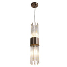 Eilish Bronze & Glass Single Pendant Light by RV Astley