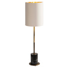 Maxone Antique Brass & Black Marble Table Lamp by RV Astley