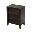 Amato Bedside Table Chocolate Wood 3 Drawer by RV Astley