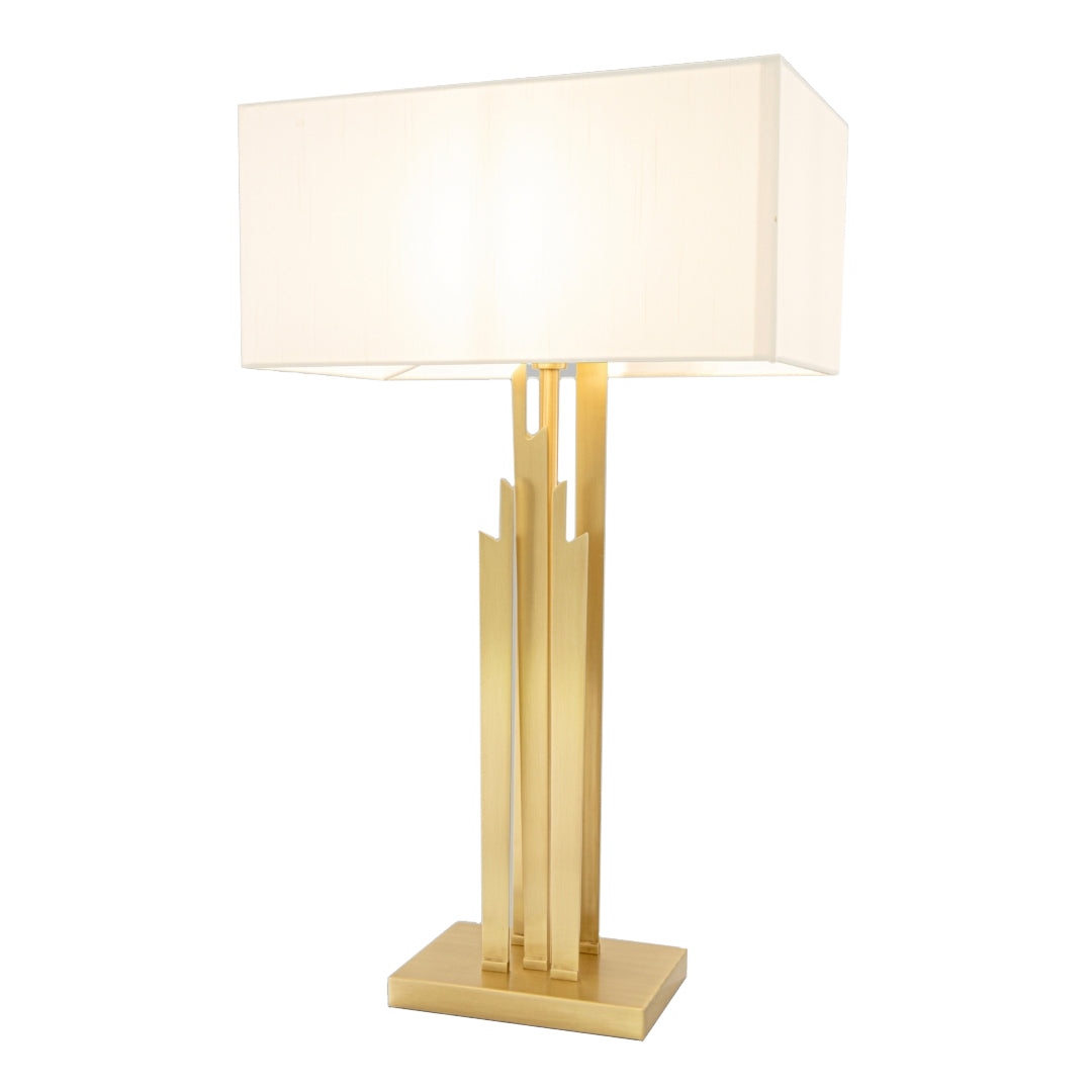 Carrick Antique Brass Table Lamp by RV Astley