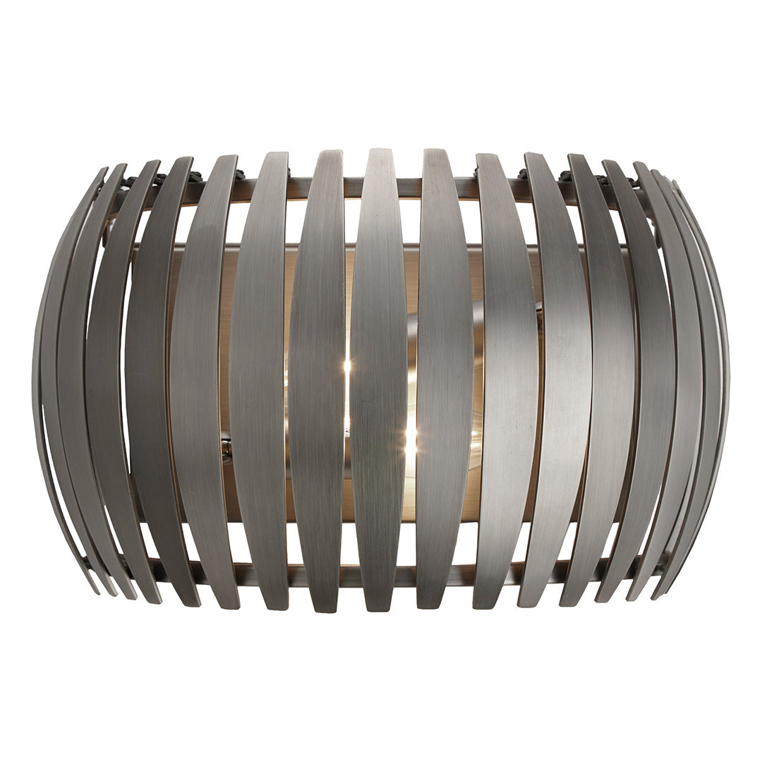 Dean Gunmetal Wall Lamp by RV Astley