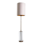 Reno Large Antique Brass Table Lamp - 80cm by RV Astley