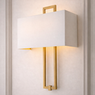 Danby Antique Brass Opal Shade Wall Light by RV Astley