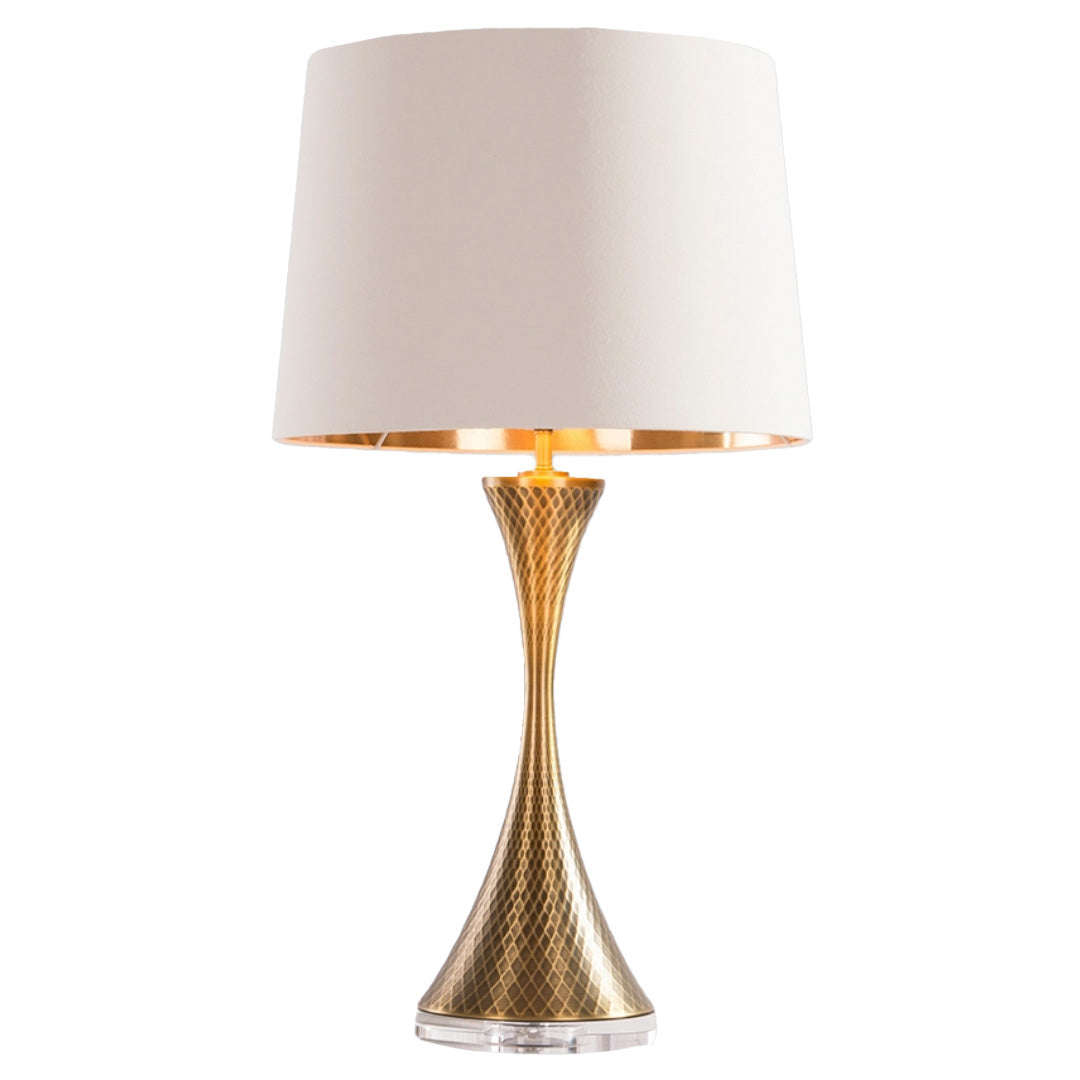 Mulhouse Antique Brass & Crystal Table Light by RV Astley