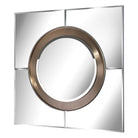 Viterbo Brushed Brass Mirror by RV Astley