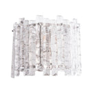 Benci Etched Glass & Nickel Wall Light by RV Astley